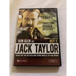 Jack Taylor Set 1 DVD Acorn Media 3 Discs‎ Crime Mystery Iain Glen Ken Bruen